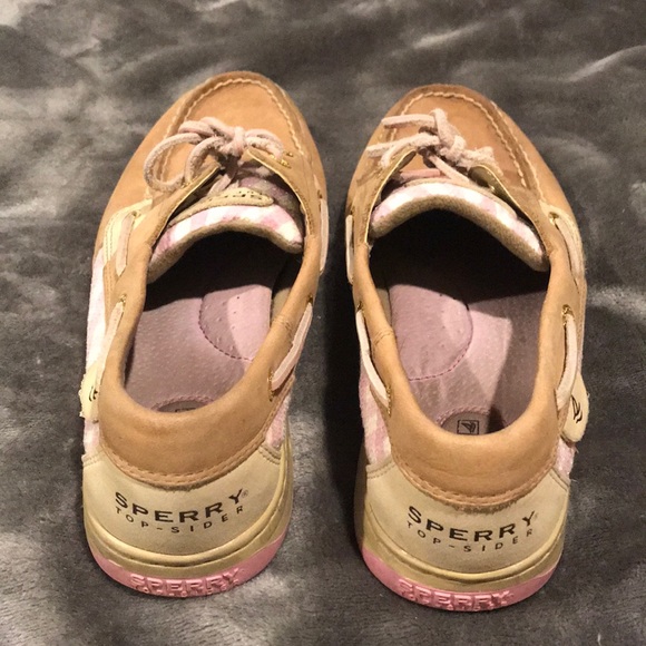 Sperry Top-Sider  Leather Pink Sparkle WMNS sz 9 - Picture 4 of 7